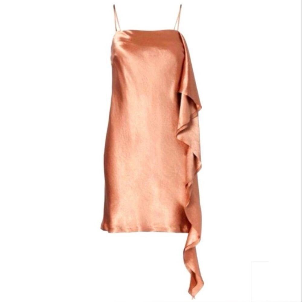 Banana Republic Heritage Side-Ruffle Slip Dress - Picture 3 of 9